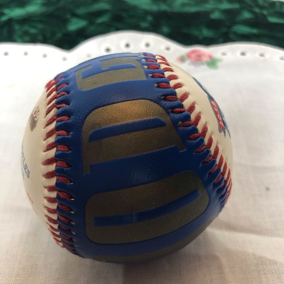 Los Angeles Dodgers 40th Anniversary Souvenir Baseball 1958-1998 Rawlings - Picture 4 of 6